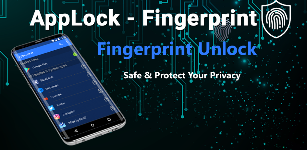 تطبيق AppLock – Fingerprint Unlock‏